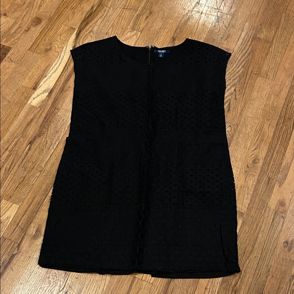 Old Navy  Black Eyelet Dress